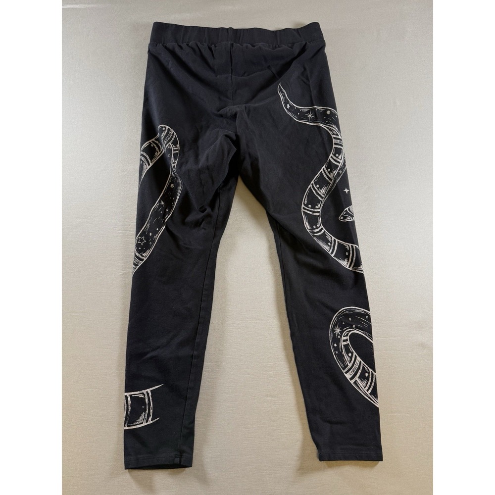 TORRID Nightfall "Moon Snake" Full Length Leggings Size 1X Goth Halloween